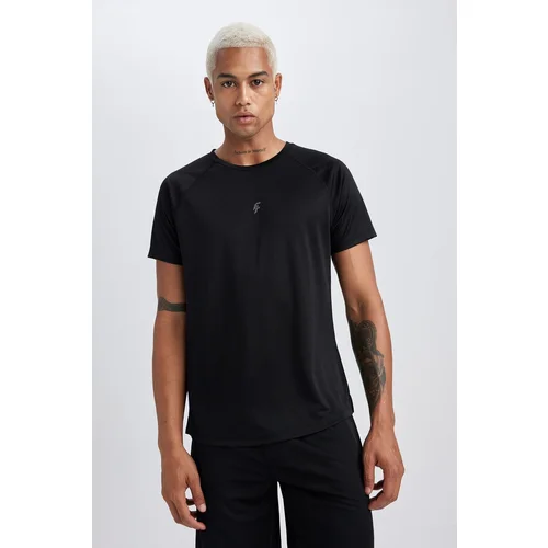 Defacto Fit Slim Fit Crew Neck Printed Athlete T-Shirt