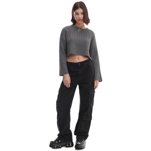 Cropp - Pulover - Siva Cene