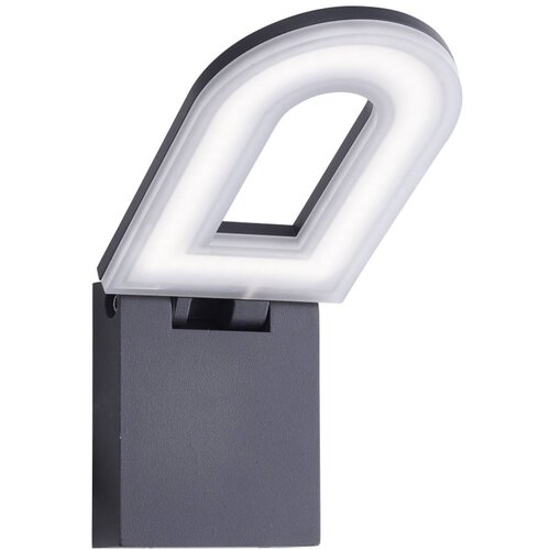Searchlight Manhattan Zunanja LED stenska svetilka iz matiranega aluminija, siva IP44, (22100644) Cene