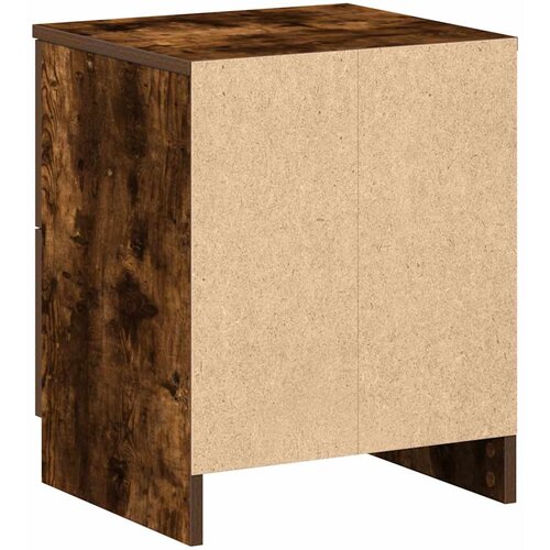  Noćni ormarići 2 kom s 2 ladice dimljeni hrast 40x36x50 cm Slike