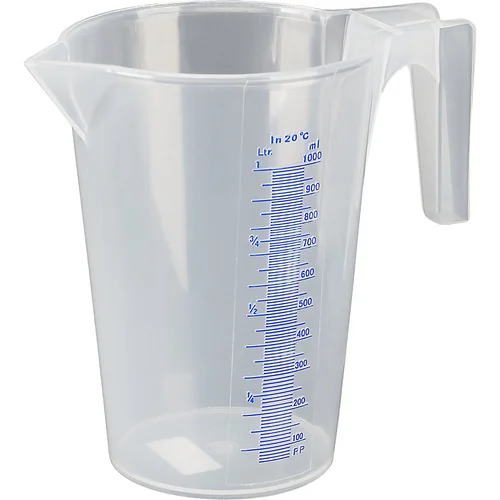 Pressol prozorna merica, 1 l, de 6 kosov, pp, s skalo Pressol prozorna merica, 1 l, de 6 kosov, pp, s skalo