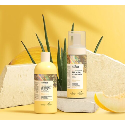 SoFlow Nourishing Cleansing Conditioner čistilni balzam za kodraste lase 200 ml Slike