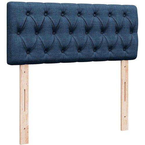  Krevet s oprugama i madracem plavi 120 x 190 cm od tkanine Slike