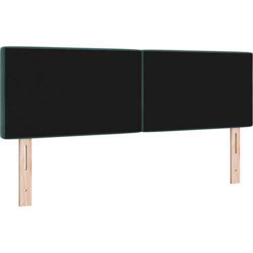  LED Uzglavlje Kristalno Dugme Uzorak Tamnozeleno 80 cm Bar&amp;scaron;un Slike
