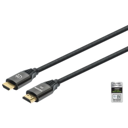 Manhattan Kabl 355957 HDMI M/M 8K/60Hz/48G/3m Slike