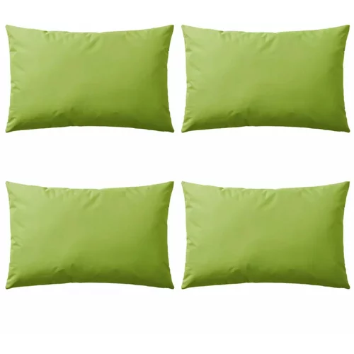  Vrtni jastuci 4 kom 60 x 40 cm zeleni