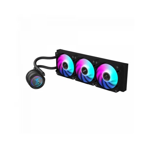 Gigabyte GP-AORUS WATERFORCE II 360 AORUS WATERFORCE II 360, Fan EZ-Chain: DIY-friendly fan design with slide-in interlocking mechanism and DAISY-CHAIN Slike