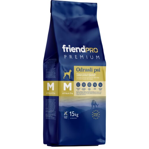 Friend Suha hrana za odrasle pse Pro Premium, M, 15 Kg Cijene