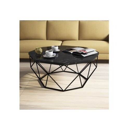 Hanah home Diamond Klub sto, 90x38x90cm, Antracit Cene