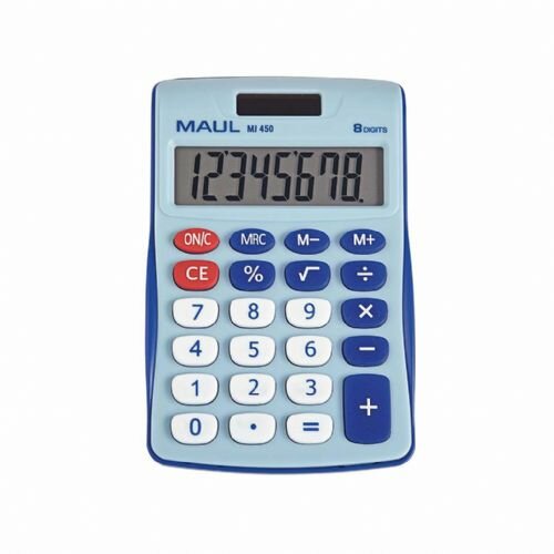 Maul stoni kalkulator MJ 450 junior, 8 cifara svetlo plava ( 05DGM2450EA ) Slike