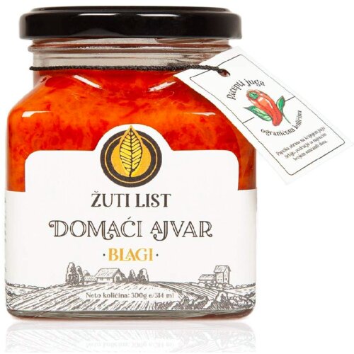 Nepoznato Ajvar ŽUTI LIST domaći blagi 300g Cene