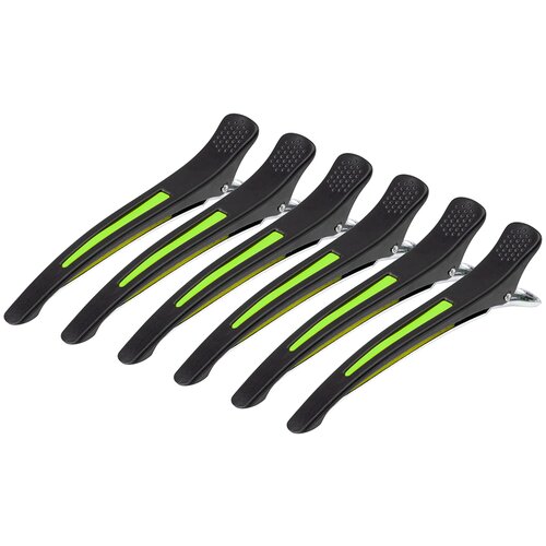 Shumee Frizerske sponke za lase E-13 6 kom 11,5 cm mix neon, (21388418) Slike