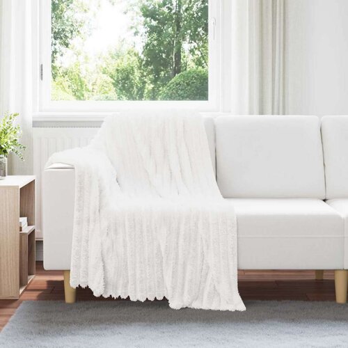  Pokrivači za bacanje 6 pcs Bijelo 150 x 130 cm Runo Cijene
