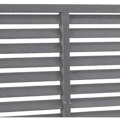 vidaXL Rešetkasta ograda od WPC-a 180 x 180 cm siva Cene