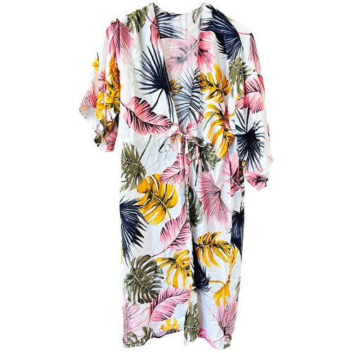  Kaftan Leaf print - Roza Cijene