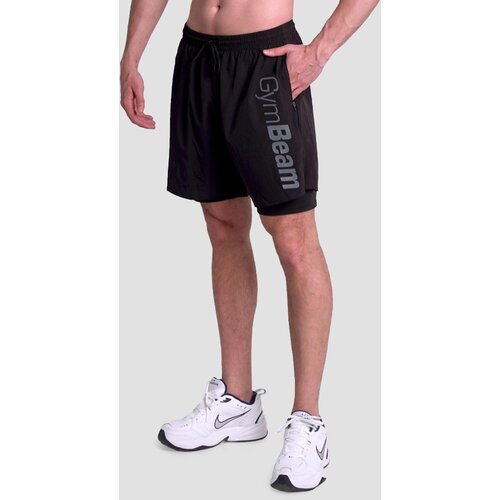 GymBeam Šorc 2in1 Essence Black Cene