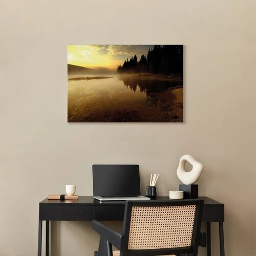  Slika - Autumn Evening (1 Part) Wide 90x60 Na talijanskom platnu Slike