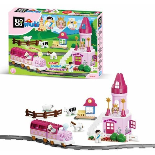  kocke blocki mubi zamak i voz 85pcs Cene