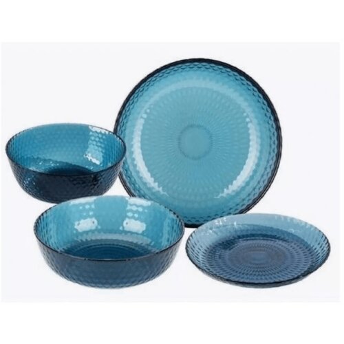 Luminarc set tanjira 19/1 idylle plavi Slike