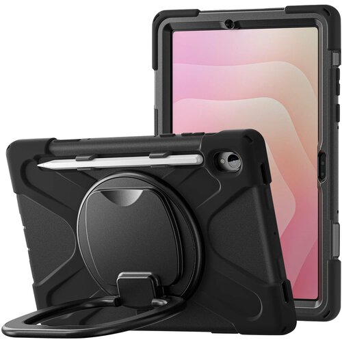 AVIZAR Ovitek za Galaxy Tab S11 z vrtljivim ročajem 360&deg; in mestom za S Pen, Črna, (5000274801) Cene