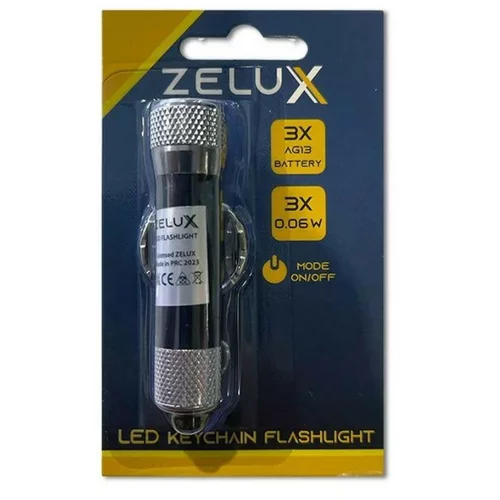 Zelux Žepna LED baterijska svetilka z obeskom za ključe