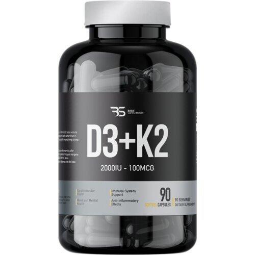 Basic Supplements K2D3 vitamin u softgel kapsuli Cene