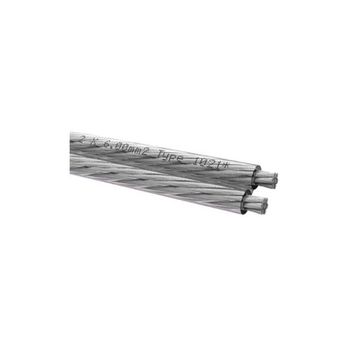 Oehlbach D1C348 zvučnički kabel 2 x 6.0 mm² prozirna 10 m Cijene