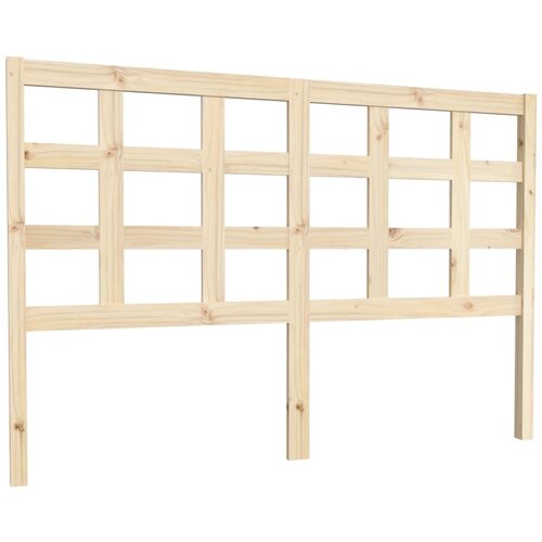 Maison Chic posteljno vzglavje - vzglavna omarica - nočna omarica 145,5x4x100 cm trdna borovina, (21704867) Slike