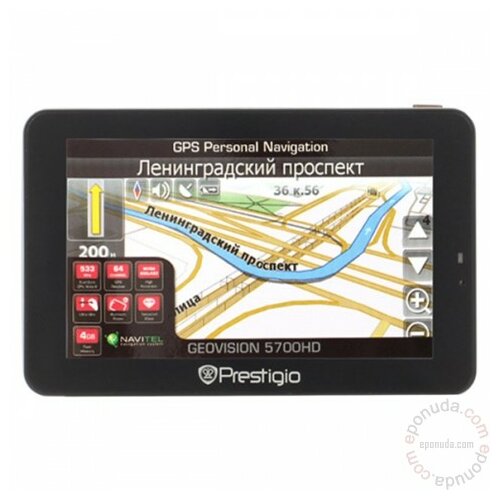Prestigio GeoVision 5700 iGO Primo Full Europe Bluetooth GPS navigacija Slike