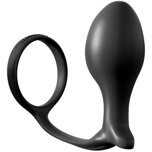 Pipedream Anal Fantasy Ass-Gasm Cockring Advanced Black Cene