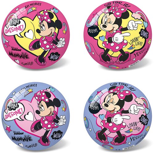  PVC Lopta Minnie Mouse 23cm - Ljubičasta Cijene