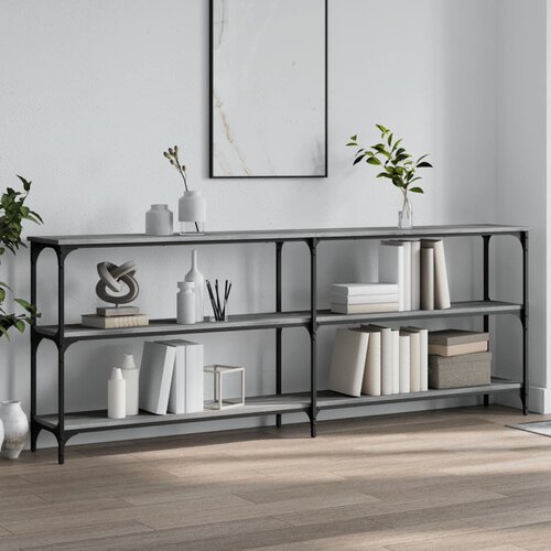 VidaXL Konzolni stol boja hrasta sonome 200x29x75 cm konstruirano drvo Slike