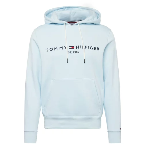 Tommy Hilfiger Sweater majica morsko plava / pastelno plava / bijela