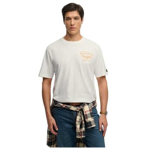 Superdry bela mu&amp;scaron;ka majica Slike