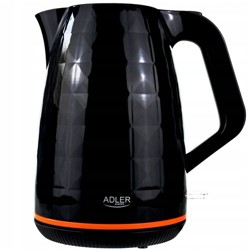 Adler water heater 1.7L 2200W black plastic Slike