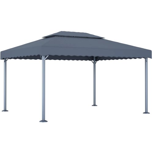 vidaXL Paviljon 400x300 cm antraciten aluminij Cene