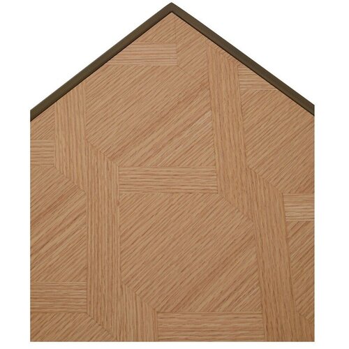 Premier Housewares Rjava/v naravni barvi klubska mizica z mizno plo&amp;scaron;čo v hrastovem dekorju 40x120 cm Grenoble &amp;ndash; Slike
