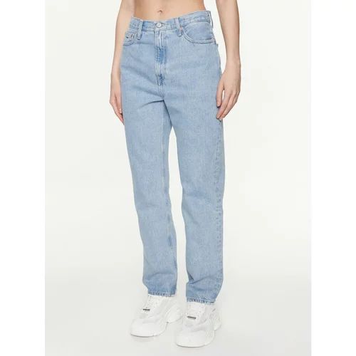Tommy Jeans Jeans hlače Julie DW0DW15739 Modra Straight Fit