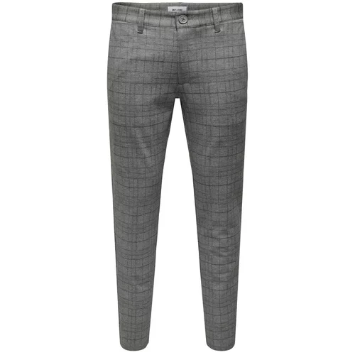 Only & Sons Chino hlače 'MARK' siva / antracit