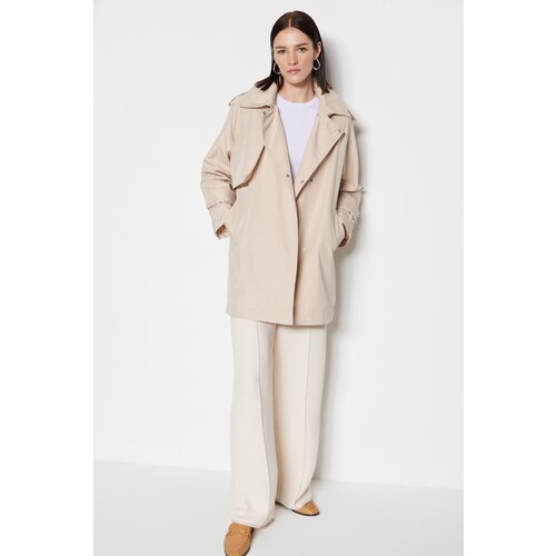 Trendyol Trench Coat - Beige - Basic Slike