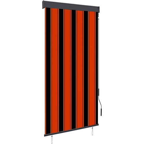vidaXL Zunanje rolo senčilo 80x250 cm oranžno in rjavo, (20768113) Cene