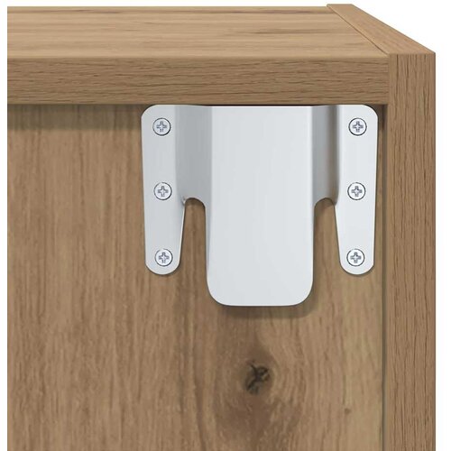  Set TV komoda Zidne 2 pcs Umjetnički hrast Konstruirano drvo Slike