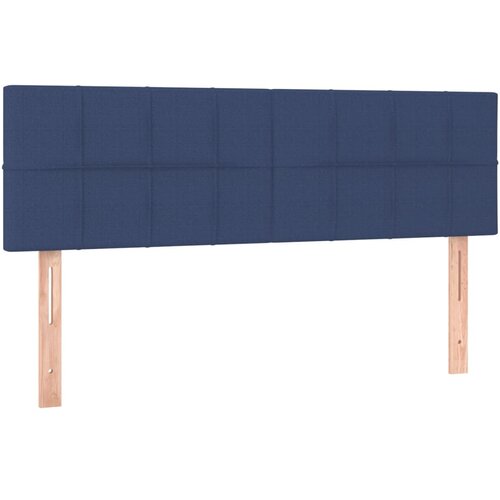  LED uzglavlje plavo 144x5x78/88 cm od tkanine Slike