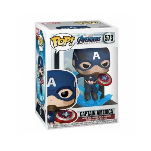 Funko Marvel Endgame POP! Vinyl - Captain America w/Broken Shield&Mjolnir Cene