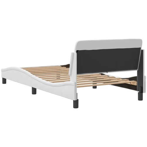  Okvir za krevet Dover bijeli 100x203 cm od umjetne kože Slike