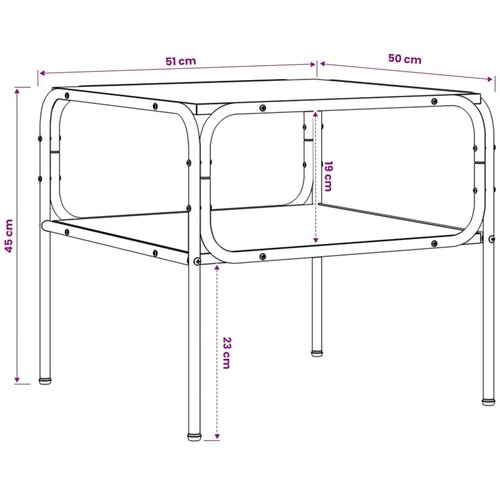  Bocni stol Siva Sonoma 100 x 50 x 46 cm Konstruirano drvo - Siva Sonoma 51 x 50 x 45 cm Slike