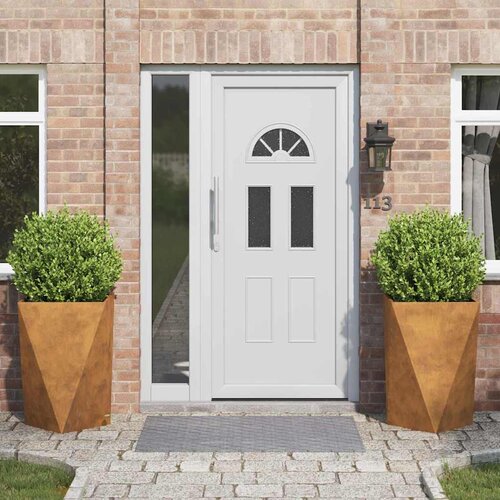 vidaXL Cvetlično korito 2 pcs Rjav 50 x 50 x 75 cm Cene