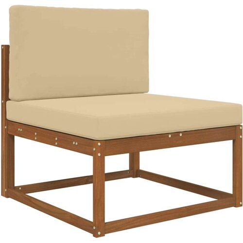  Jastuk za vanjsku sofU 2 pcs Bež Poliester - Bež 80 x 80 cm 1x sjedalo +1x naslon (3D bez bartaga) Slike