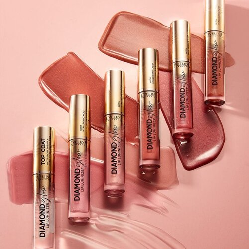 Eveline Cosmetics Diamond Glow Lip Luminizer sijaj za ustnice odtenek 14 5 ml Slike