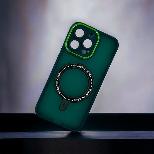 futrola unix magsafe za iphone 13 pro (6.1) maslinasto zelena Slike